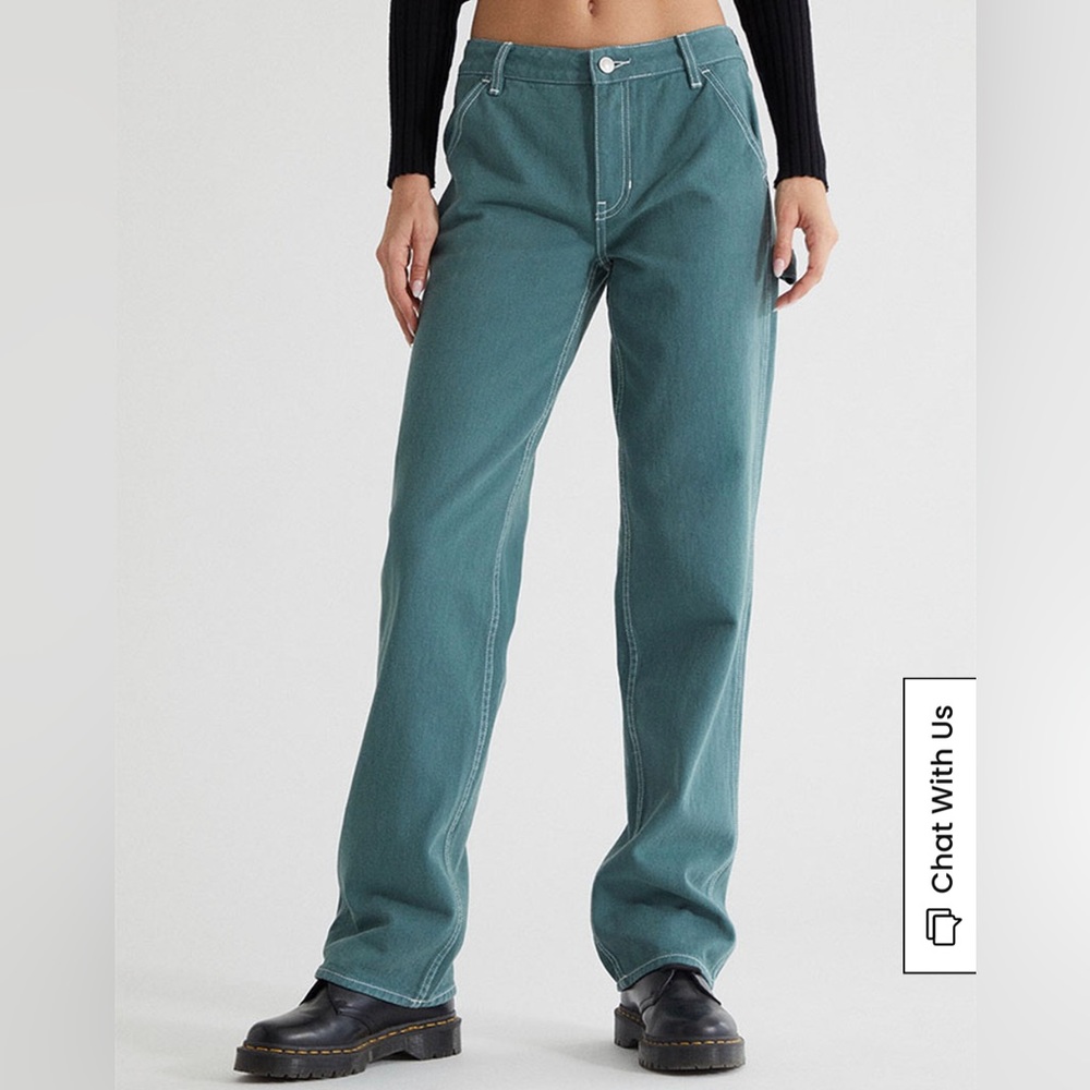 PacSun 90’s LowRise Carpenter Teal Jeans